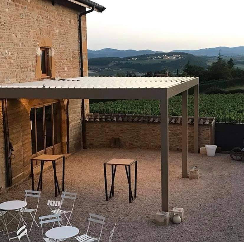 coloris pergola restaurant lyon