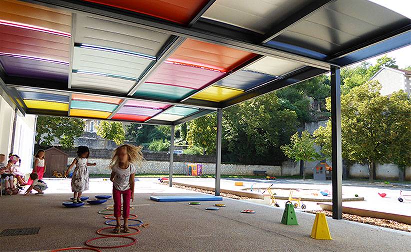 Pergola originale près de Lozanne