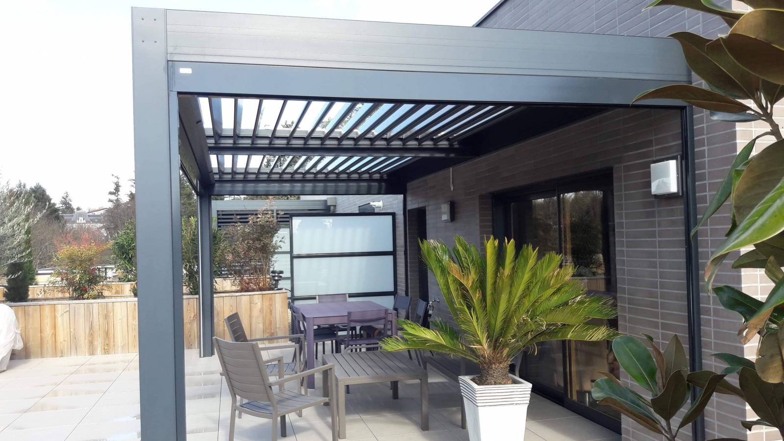 éclairée toit terrasse