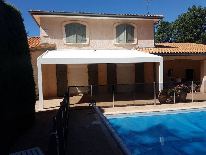 pergola en pente lyon