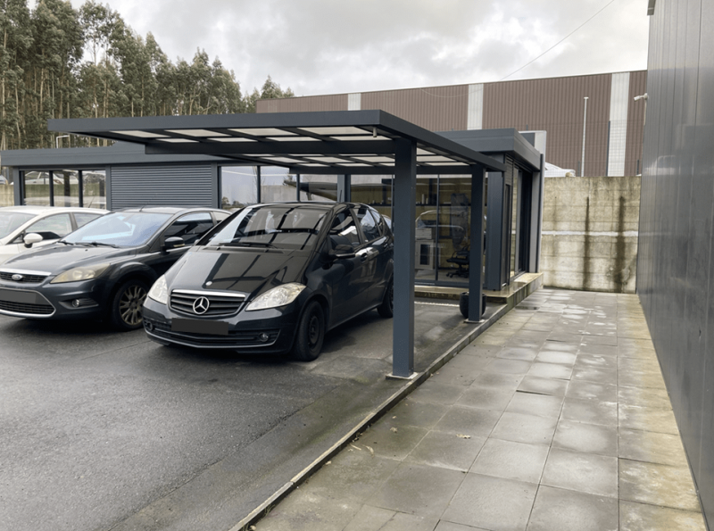 ABRI VOITURE CARPORT EN ALUMINIUM – MODELE DESIGN