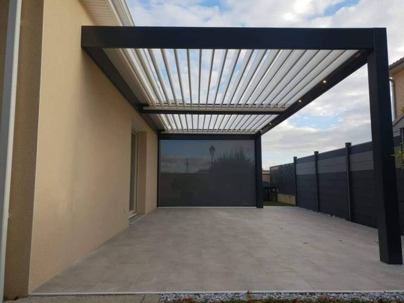 pergola bioclimatique adossée lozanne