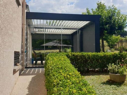 vitrages terrasse extérieur lyon