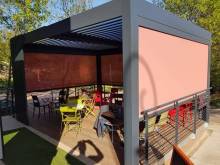 terrasse protégée restaurant
